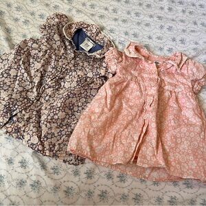 Sofia Grainge Pink and Purple Floral Kids Dress Set